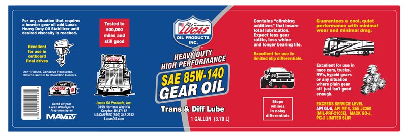 Heavy Duty 85W-140 Gear Oil (Copia)