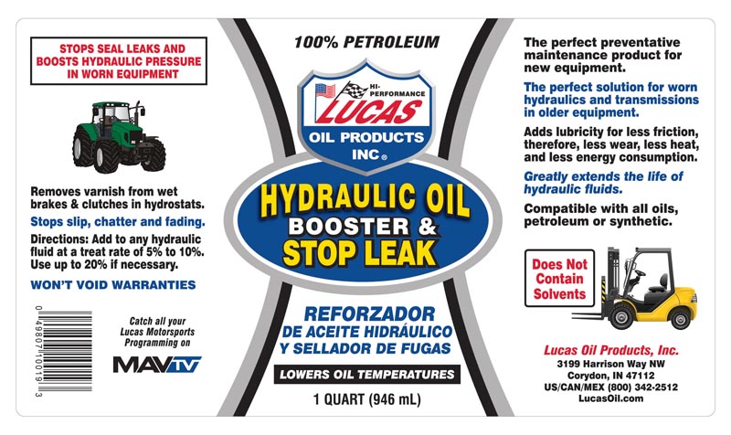 Hydraulic Oil Booster & Stop Leak
