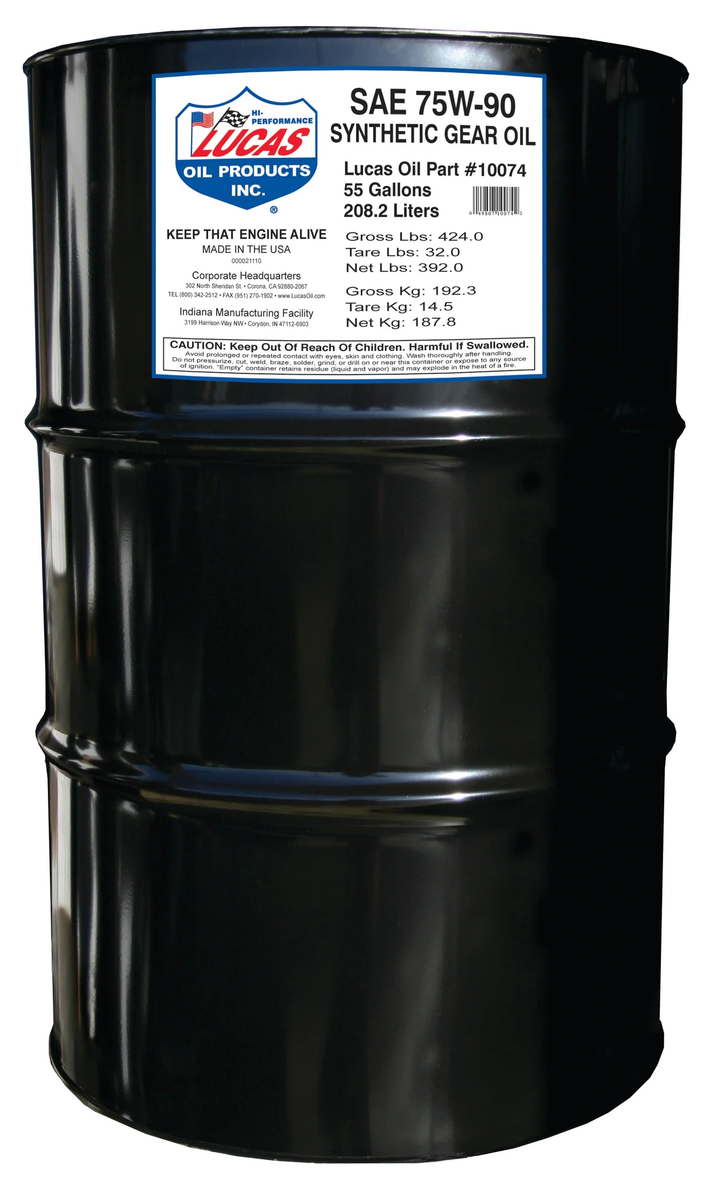 Aceite Sintético para Engranajes SAE 75W-90