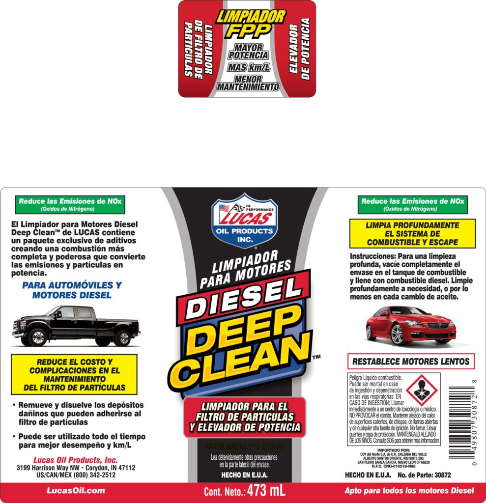 Tratamiento de Limpieza Profunda para Diésel Deep Clean®