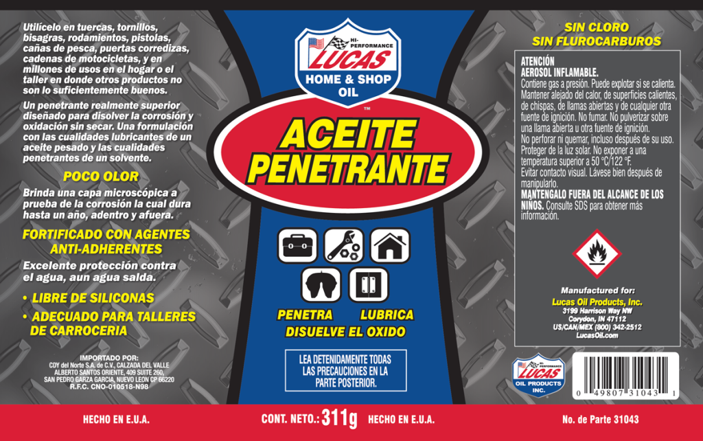 Aceite Penetrante