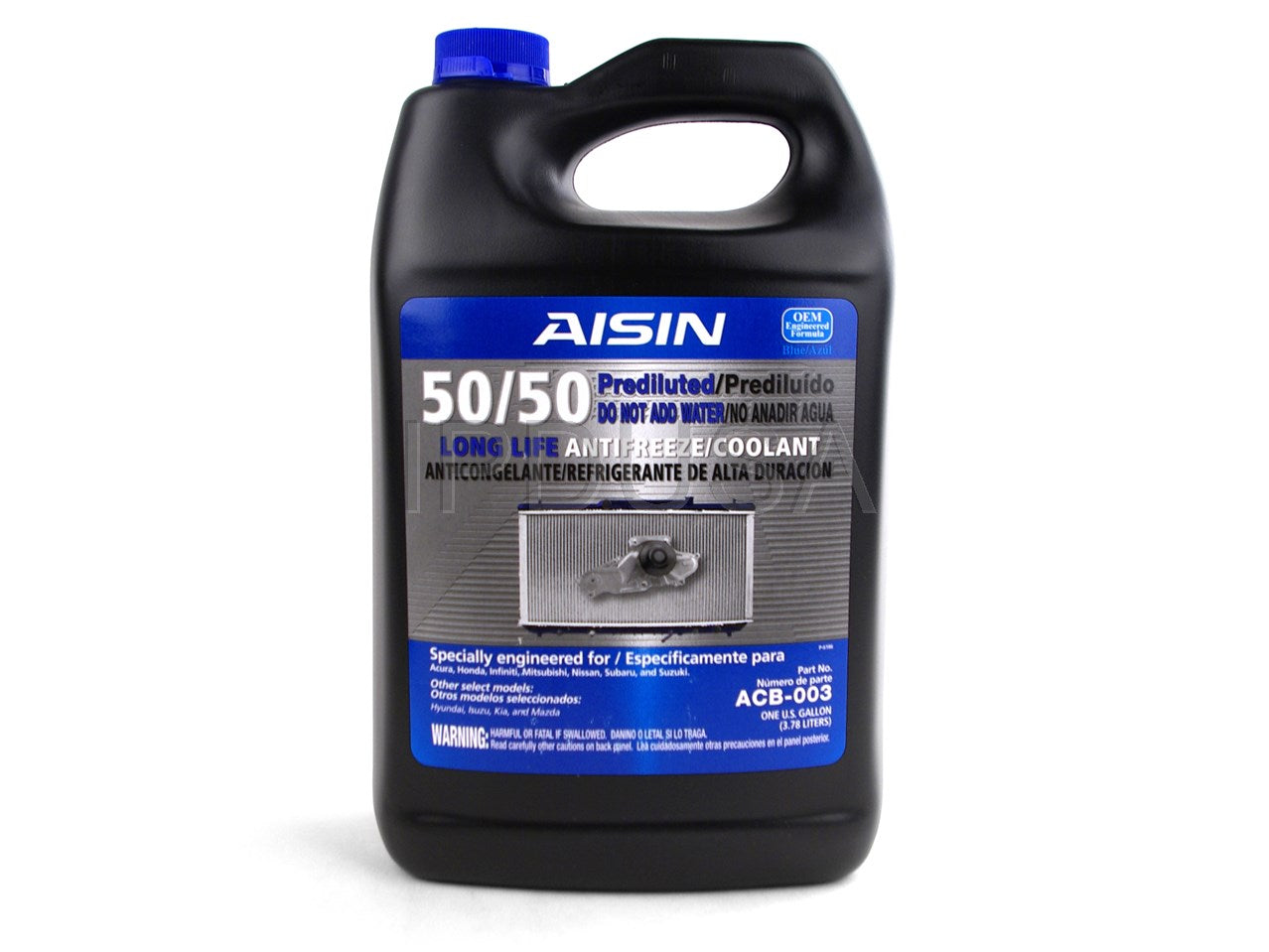 COOLANT 50/50 TOYOTA-LEXUS-SCION (ROSA) TAPA AMARILLA