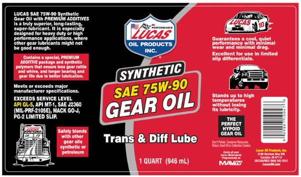 Aceite Sintético para Engranajes SAE 75W-90