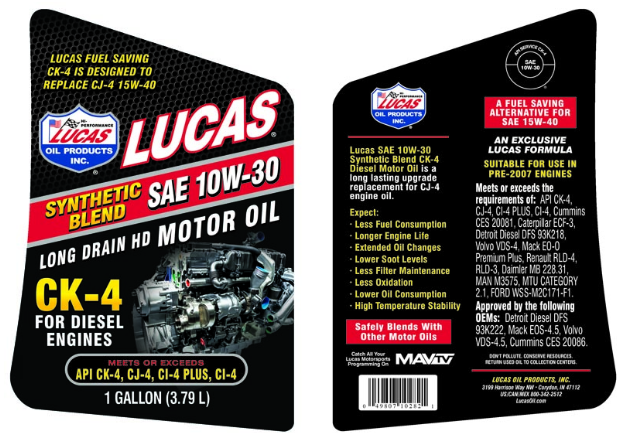 Aceite para Motor Diésel CK-4