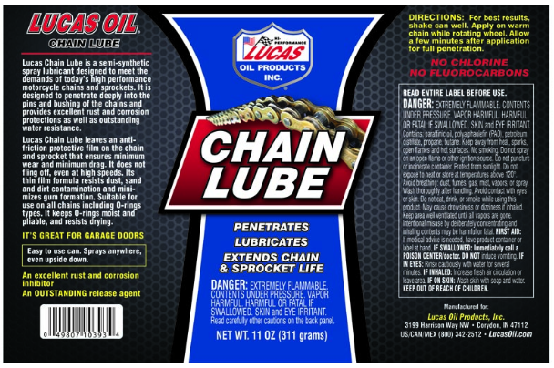 Chain Lube Aerosol