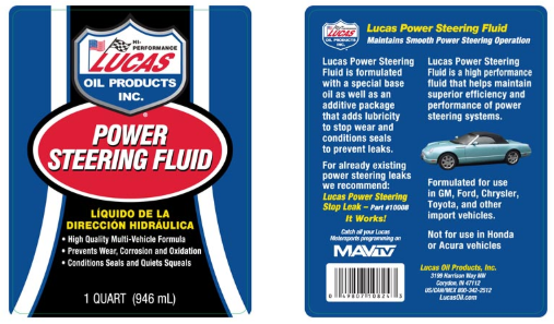 Power Steering Fluid