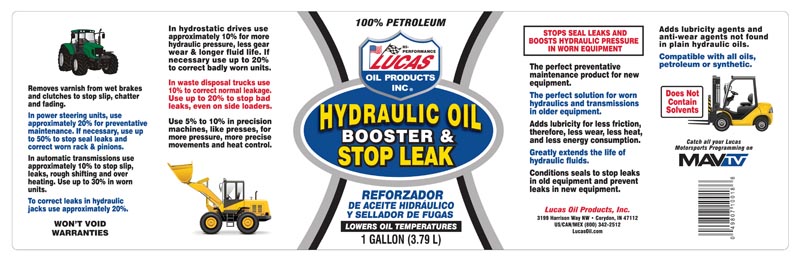 Hydraulic Oil Booster & Stop Leak