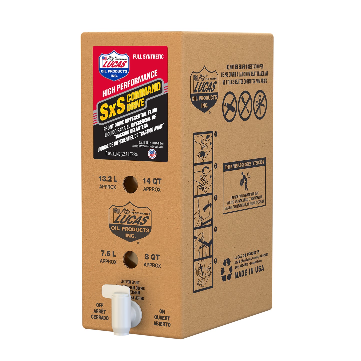 Synthetic SxS Command Drive Front Drive Differential Fluid