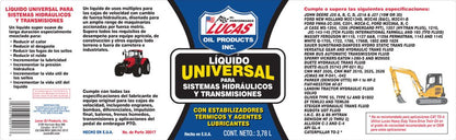 Aceite Hidráulico y de Transmisión Universal