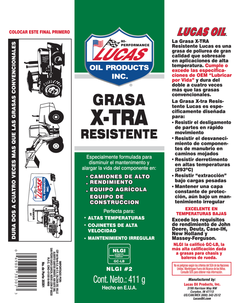 Grasa de Trabajo Pesado X-Tra