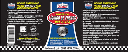 Líquido de Frenos Sintético DOT 3
