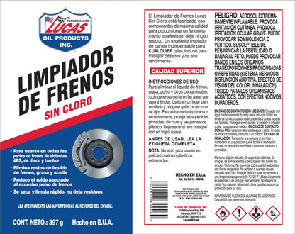Limpiador de Partes del Freno