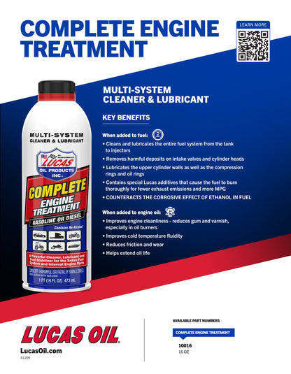 Complete Engine Treatment