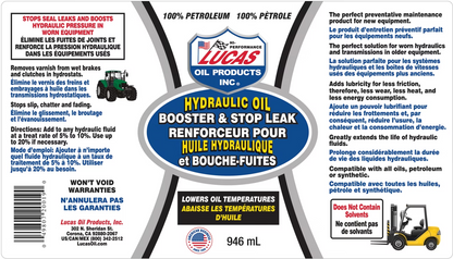 Hydraulic Oil Booster & Stop Leak