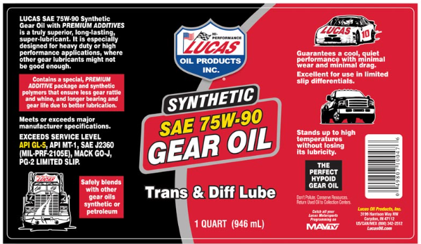 Aceite Sintético para Engranajes SAE 75W-90