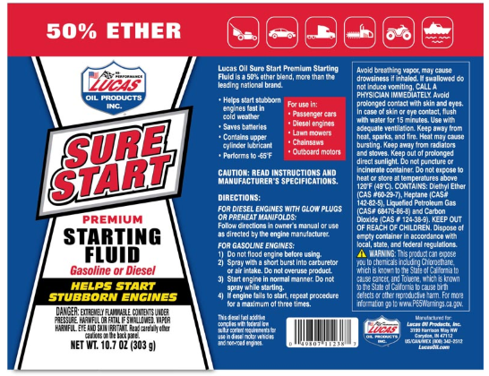 Sure Start Premium Starting Fluid