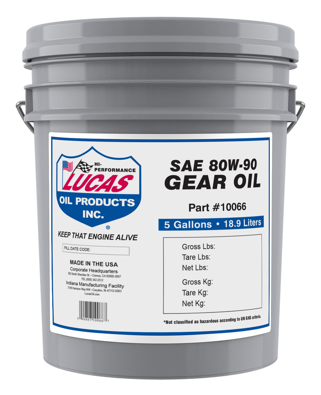 Aceite para Engranajes de Trabajo Pesado 80W-90