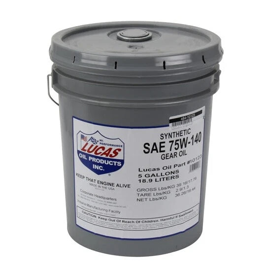 Synthetic SAE 75W-140 Gear Oil